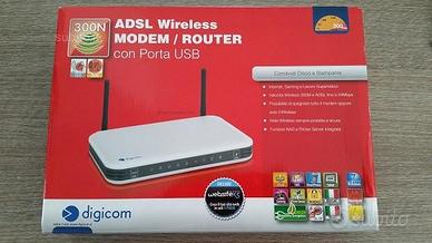 Modem Router Adsl Digicom 300N