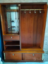 Mobile da ingresso con specchio ed appendiabiti