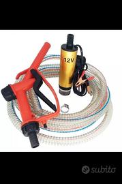 pompa 12v aspira liquidi e carburante gasolio 