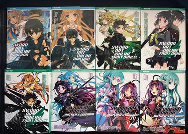 Tre cofanetti manga Sword Art Online