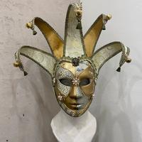 Maschera Giullare d'Oro Veneziana