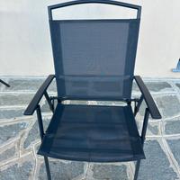SET DA ESTERNO – 6 SEDIE + 1 OMBRELLONE