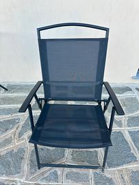 SET DA ESTERNO – 6 SEDIE + 1 OMBRELLONE