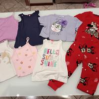 set bambina misto 110 cm 4/5 anni