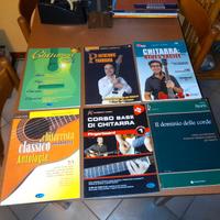 LIBRI PER CHITARRA VARI AUTORI