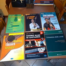 LIBRI PER CHITARRA VARI AUTORI