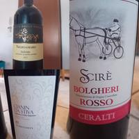 Vini invecchiati rossi pregiati  lotto 3 bottiglie