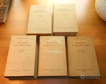 Discorsi Parlamentari, C. Benso Di Cavour I-IV-VI-