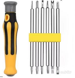 Set di cacciaviti 12 in 1. con manico ergonomico e