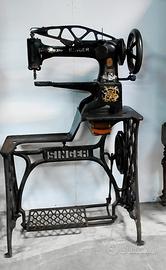 macchina da cucire da calzolaio Singer d'epoca