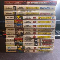 MHA 1-6 + 30 variant, vigilante 1-2, caracter book