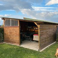 Pergola o tettoia in legno