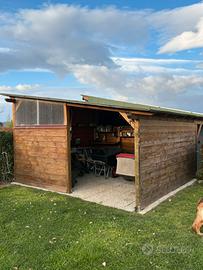 Pergola o tettoia in legno
