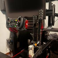 Postazione sim racing / simagic / trakracer