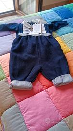 Tutina abbigliamento bimbo un mese
