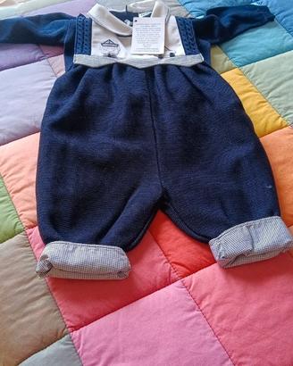 Tutina abbigliamento bimbo un mese