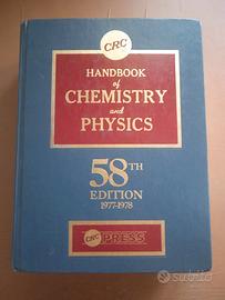 Handbook of Chemistry and Physichs, 58th Edition (