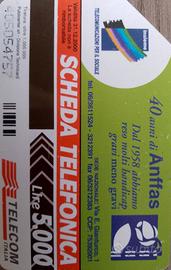 Scheda telefonica Telecom Italia