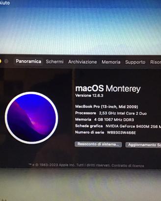 Macbookpro Mid 2009