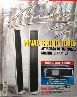 rivista AUDIO REVIEW n° 276 del 2007