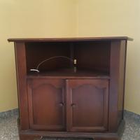 Angoliera TV in legno 