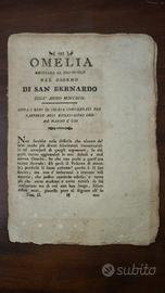 Opuscolo del 1792 Omelia di S.Bernardo