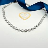 Collana zirconi bianchi Monells Bijoux