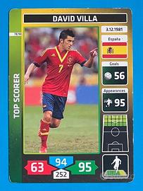 DAVID VILLA 78 Panini Die Fußball Stars 2014 Card