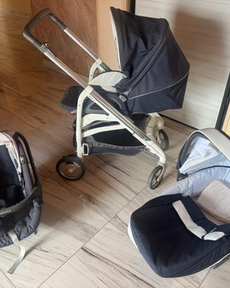 Inglesina Otutto deluxe blu (trio completo)