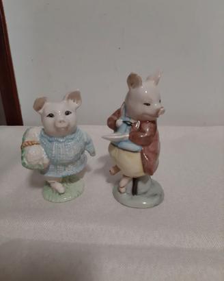 Beatrix Potter - Royal Albert coppia maialini