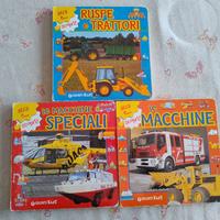 Libri su macchine, ruspe e trattori 