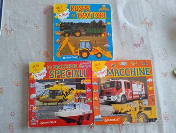 Libri su macchine, ruspe e trattori 