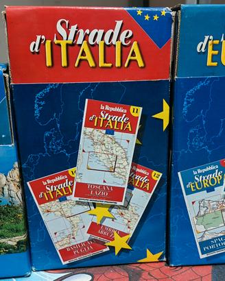 Lotto Cofanetti Vintage Strade d'ltalia e d'Europa