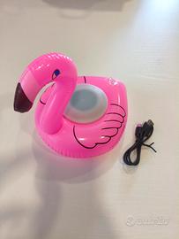 Cassa Bluetooth fenicottero rosa galleggiante