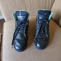 Gucci Sneakers alte in pelle Gucci taglia