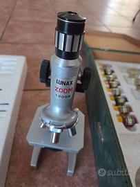 Microscopio Lunax Zoom 1200x anni 80