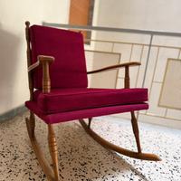 Poltrona a dondolo Vintage