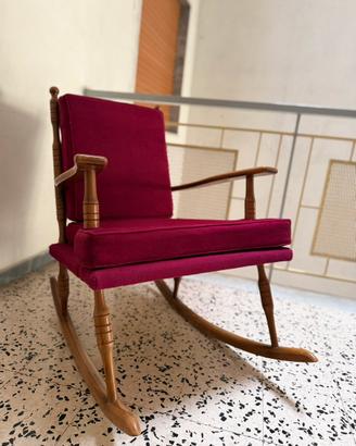 Poltrona a dondolo Vintage
