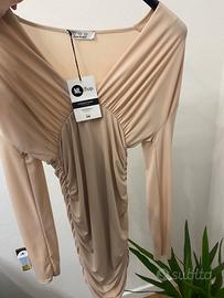 Vestitino donna champagne