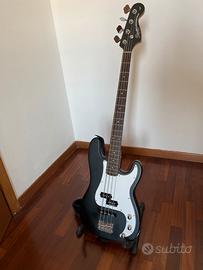 Basso elettrico Fender Squier Precision modificato