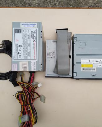Alimentatore PC 600W + DVD/CD + floppy