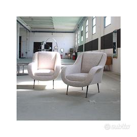 Poltrone bouclette (in coppia)