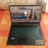 Notebook  pc portatile Msi 17 pollici