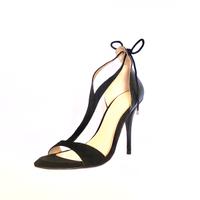 Zara - Sandali neri con tacco a spillo