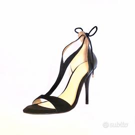 Zara - Sandali neri con tacco a spillo