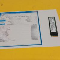 SSD nVME 2280 256 Gbyte, usato, testato, esito