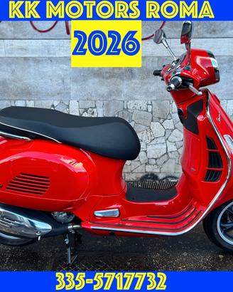 Piaggio Vespa 310 GTS SUPER -Rossa -2026