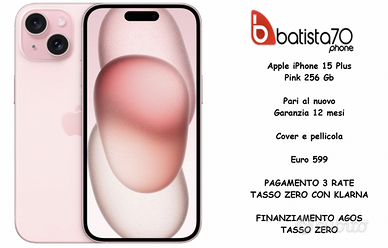 Apple iPhone 15 Plus Pink 256 Gb