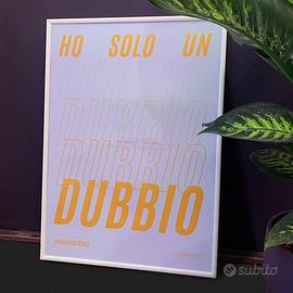 poster agenzia stanca ho solo un dubbio