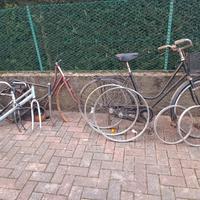 lotto stock bici telai ruote Graziella 